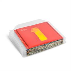 CD Sleeves with binder holes for CD storage - 100 pcs.